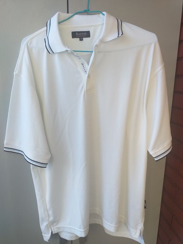 Polo Golf  Kartel blanco - Talla M