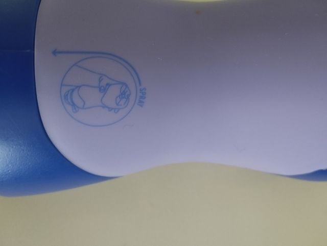 Botella agua Aquasquish azul