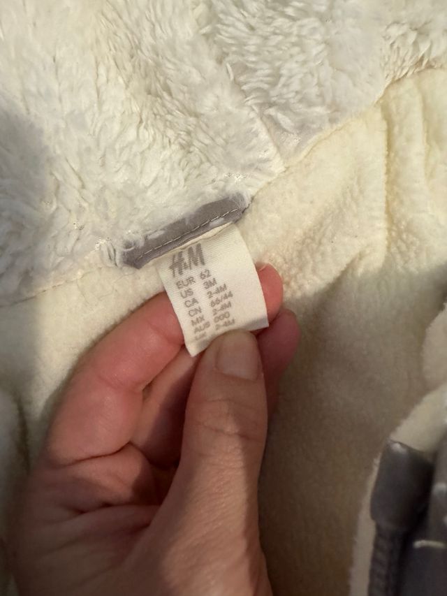 Buzo bebé invierno, 2-4 meses