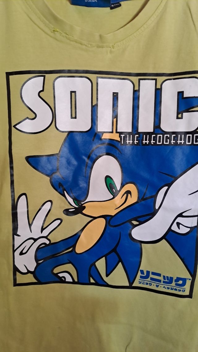 Maglietta Sonic 9 anni