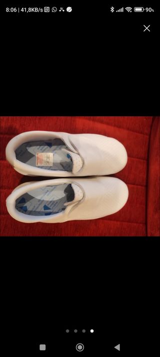 Zapatos sanitarios Percla blancos, talla 36