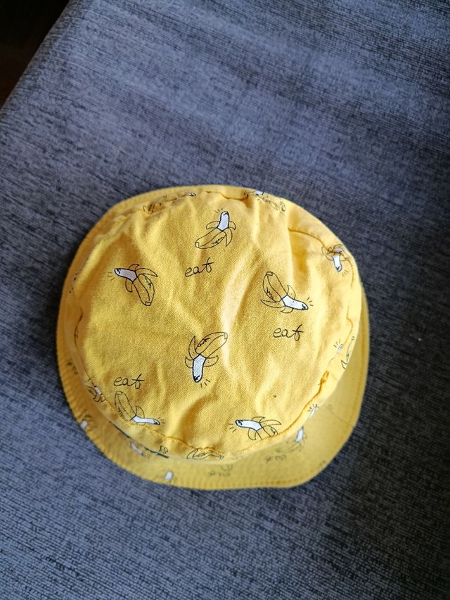 Gorra KÜNG amarilla - Gorra de pescador reversible