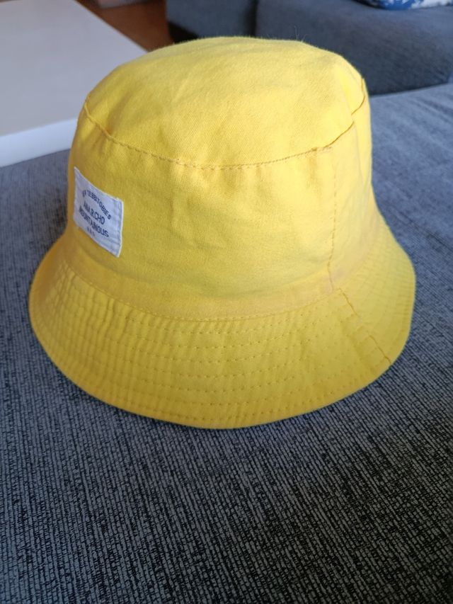 Gorra KÜNG amarilla - Gorra de pescador reversible