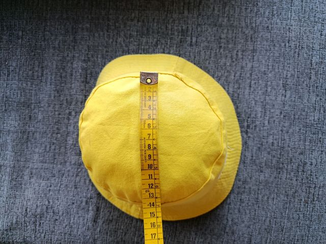 Gorra KÜNG amarilla - Gorra de pescador reversible