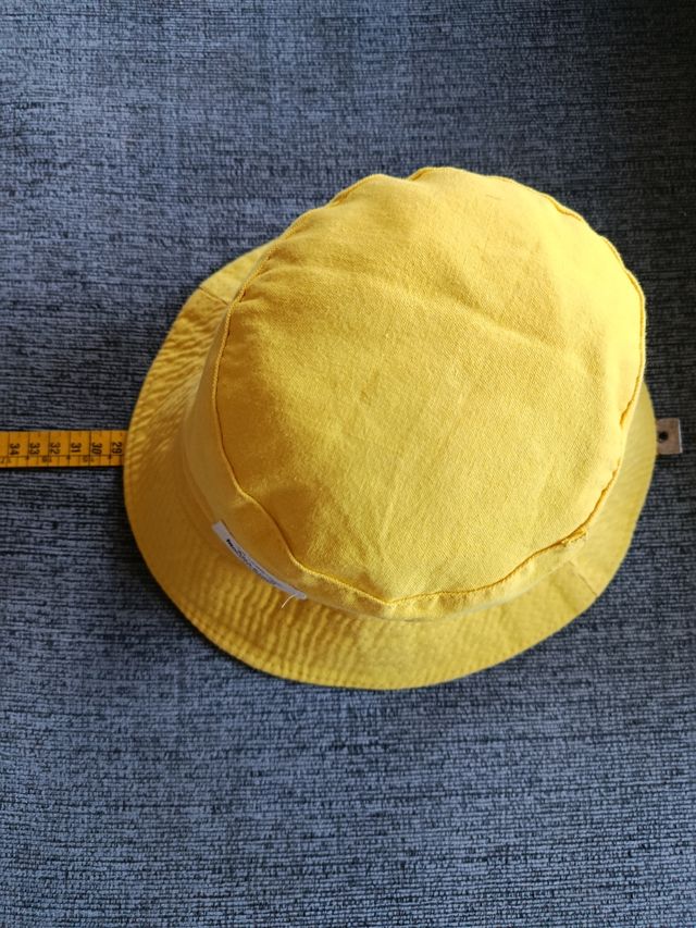 Gorra KÜNG amarilla - Gorra de pescador reversible