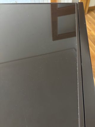 Mesa comedor extensible negra