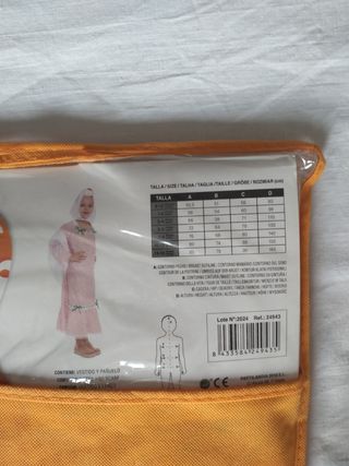 Traje chulapa niña 1-2 años