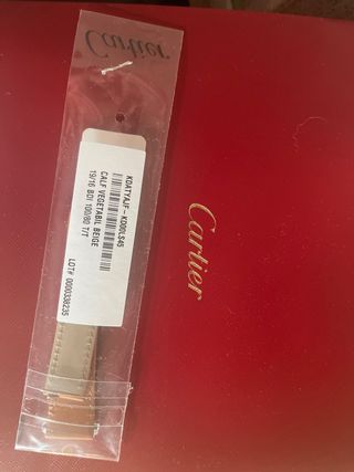 Correa Cartier Santos Beige