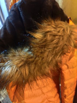 Chaqueta acolchada naranja cuky cuki
