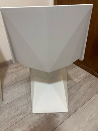 4 Sedie Vondom Voxel Mini Bianche