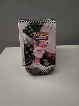 Pokémon Mini Tin - Luce Nera e Fuoco Bianco ITA