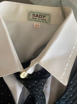 Traje niño SADY (30) - Negro/Blanco