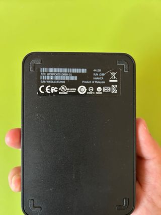 Disco Duro WD Elements 1TB+funda y cable
