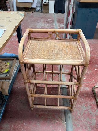 Mueble ratán restaurado