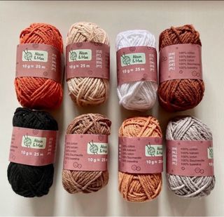 8 Madejas Hilo Algodón Alison & Mae