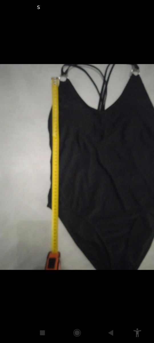 Costume intero nero tg M