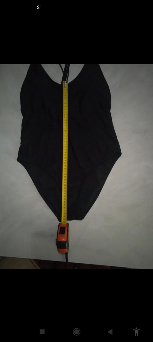 Costume intero nero tg M