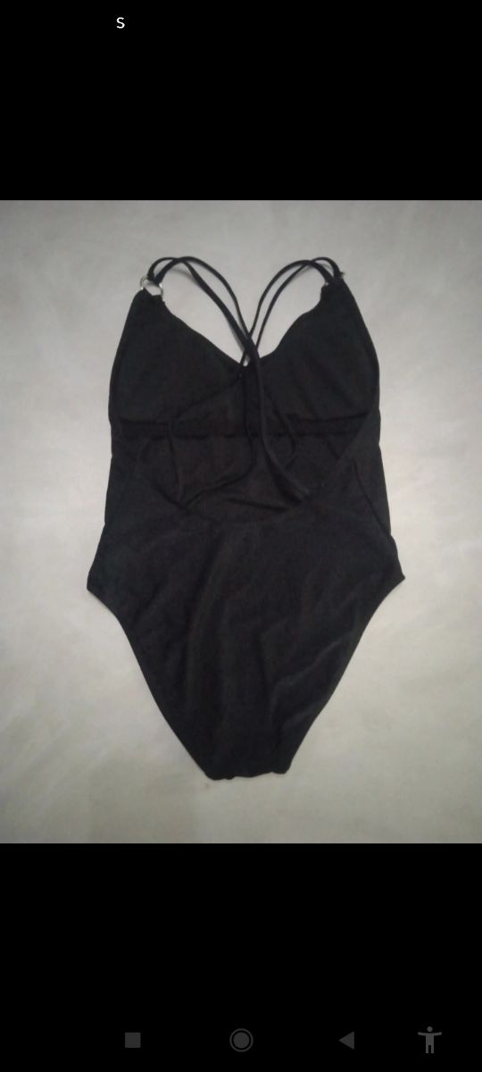 Costume intero nero tg M