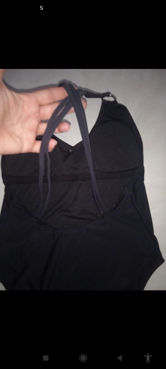 Costume intero nero tg M