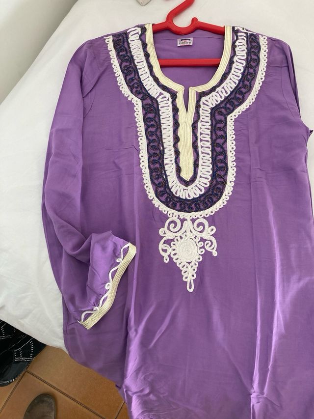 Kaftán Bordado - Morado