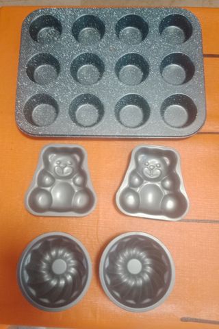 Moldes reposteria: 3 moldes
