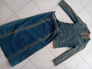 Completo donna jeans giacchino e gonna BURANI