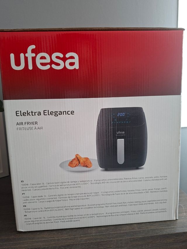 Freidora de aire Ufesa Elektra Elegance 5L