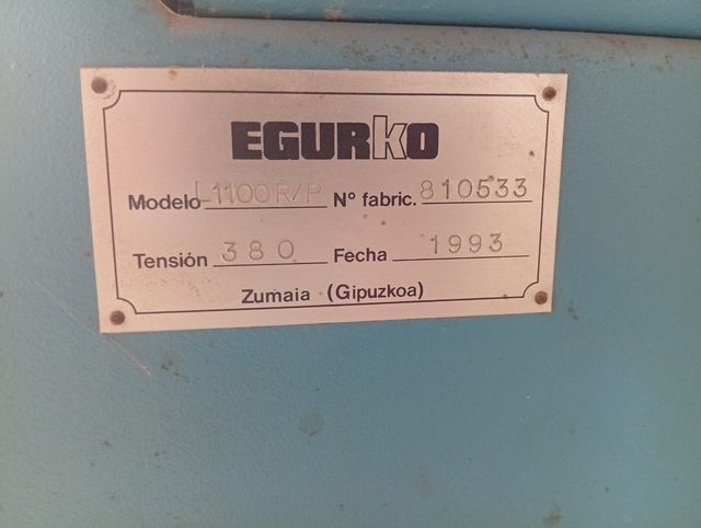 Lijadora calibradora madera Egurko