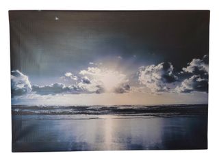 5 Quadri Tele Canvas Moderni Mare Spiagge Tramonti