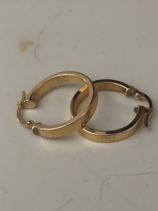 Aros Versace Oro - Originales