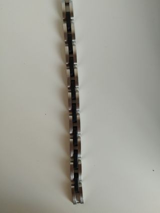 Pulsera Piero Magli - Negra y Plateada