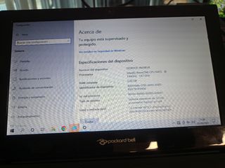 Portátil Packard Bell Mini Modelo PAV80