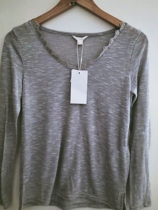 Camiseta Springfield Gris - Talla XS/S