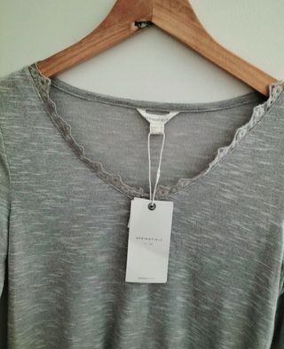 Camiseta Springfield Gris - Talla XS/S