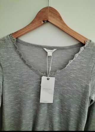 Camiseta Springfield Gris - Talla XS/S