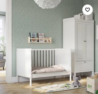Cuna(cama)bebé blanca 60x120cm perfecto estado 