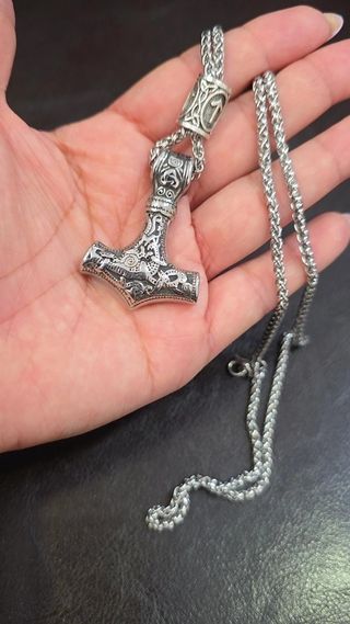 Collar Mjolnir Acero Inoxidable