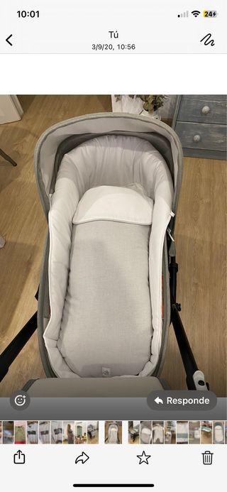 Capazo Bugaboo Bee 5 color Taupe
