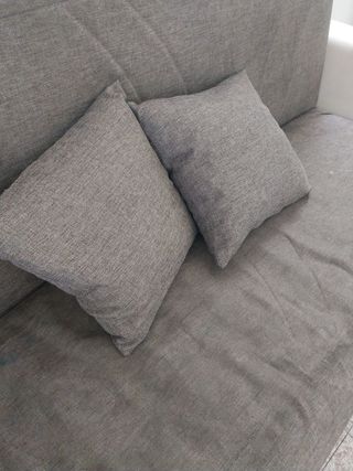 2 Cuscini Grigio Divano 40x40