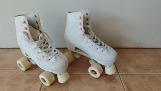 Patines Oxelo 4 Ruedas Blancos Número 36