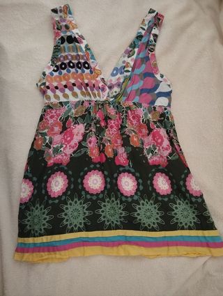 Camiseta Desigual multicolor de tirantes