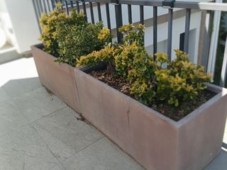 2 jardineras de diseño moderno