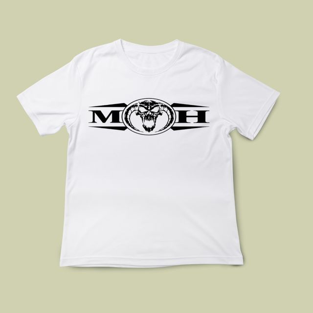 Camiseta MOH Blanca - Master Of Hardcore