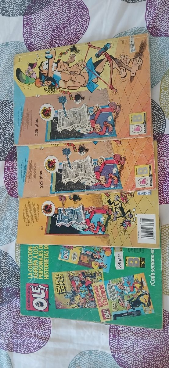 4 cómics Mortadelo y Filemon