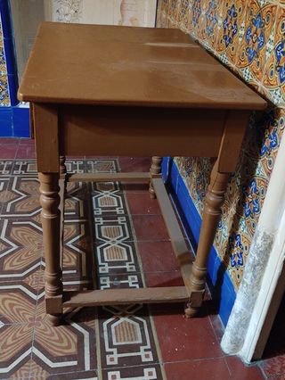 Mesa madera vintage rústica especial de 1942 aprox