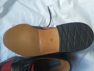 Zapatos baile Vicente Conejero rojos y negros