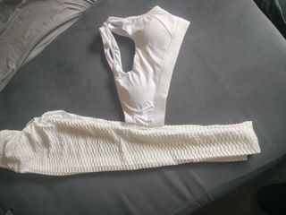 Conjunto deportivo mujer blanco