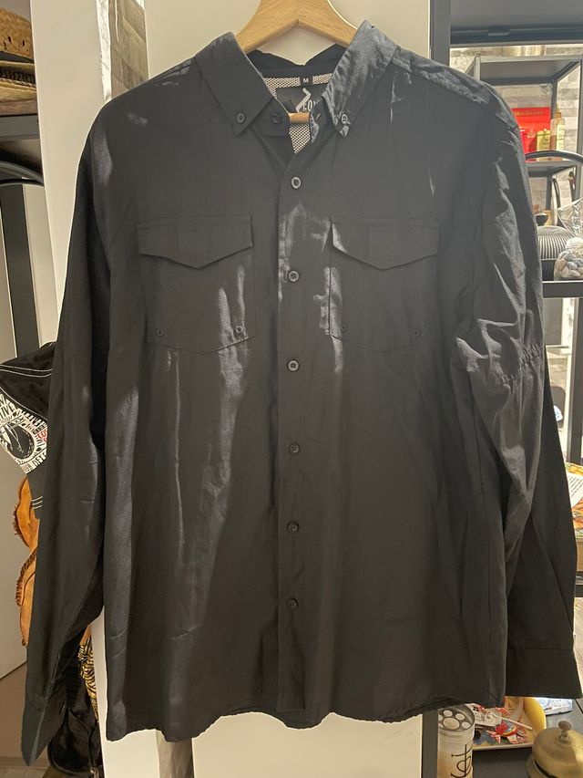 Camisa ligera Zeox negra - Hombre M