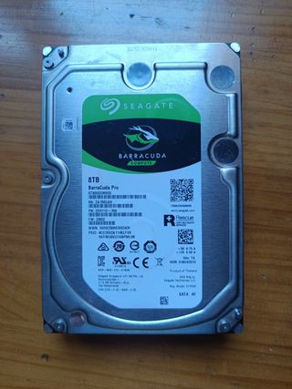 Disco Duro Seagate BarraCuda 8TB