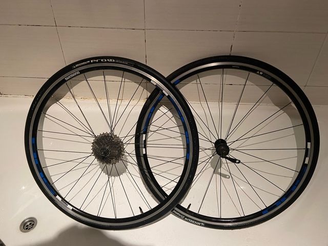 Ruedas Carretera Shimano Michelin